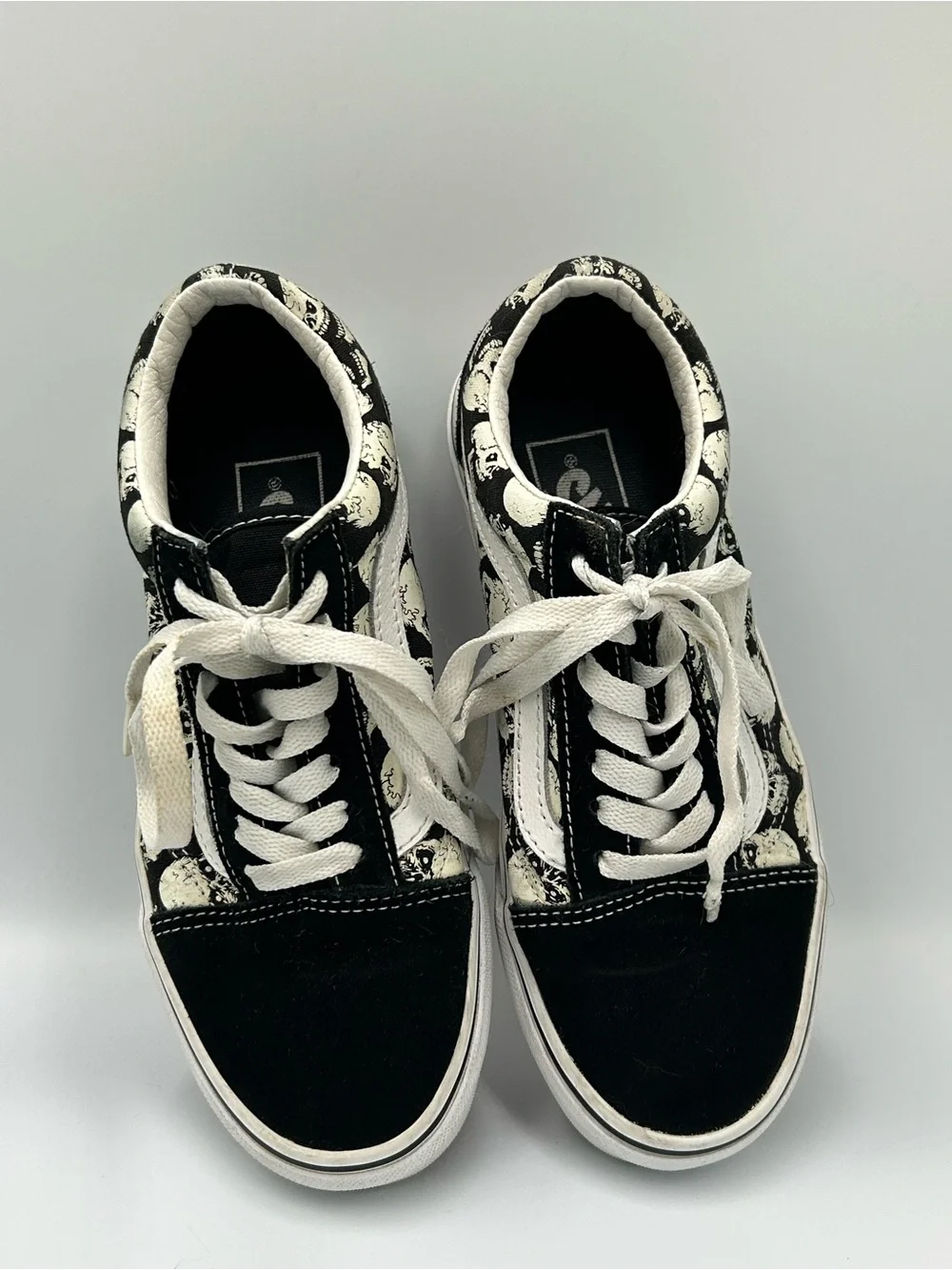 Vans Old Skool Glow-in-the-Dark Skulls Skate Shoes